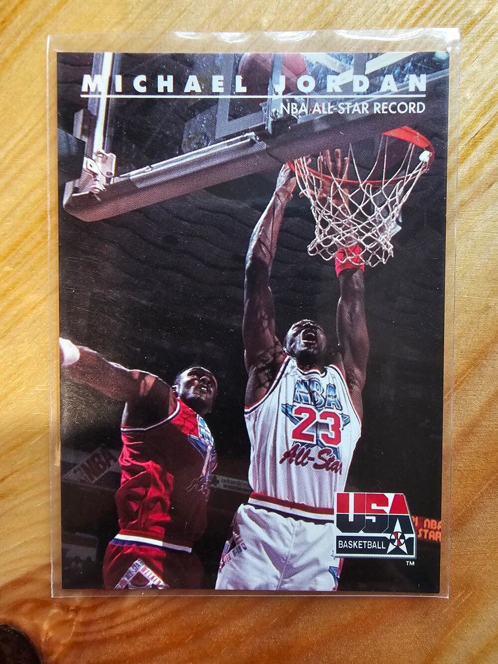 Michael Jordan 1992 Skybox #43 NBA All-Star Record - USA Basketball - NBA